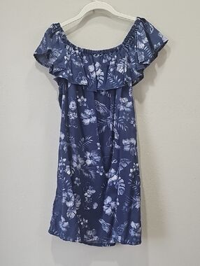 Disney Parks Tommy Bahama Mickey Floral Off-Shoulder Dress